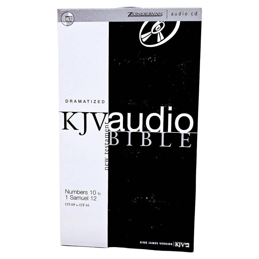 Zondervan KJV Audio Bible CD Dramatized OT-09 to OT-16 Numbers 10-1 Sam‎ 12 EUC